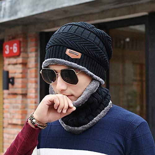 Unisex Woolen Cap Set